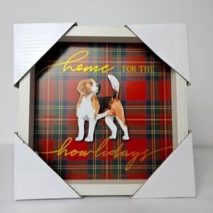 Home for the howlidays framed art work